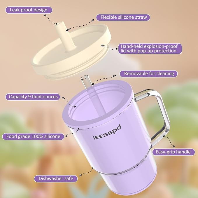Toddler Cups – 9 oz Adorable Miniature Tumbler - Image 4