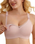 As Fairy Nursing Bras for Breastfeeding Mesh Lace Seamless Maternity Bra by AsFairy