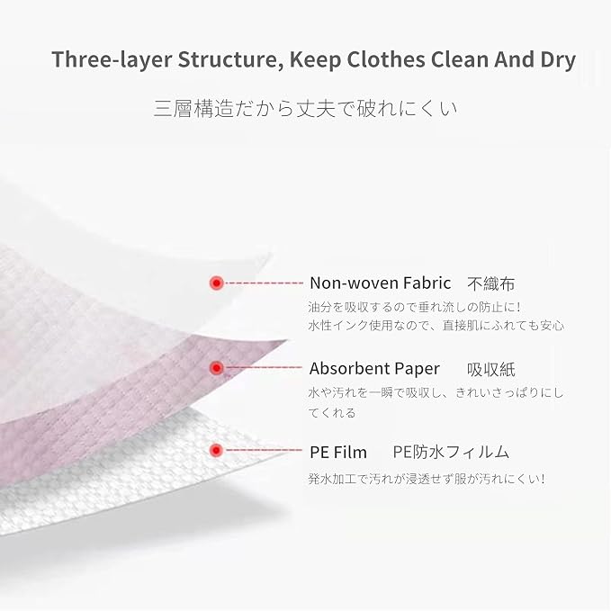 Baby and Infant Disposable Travel Bibs - Image 2