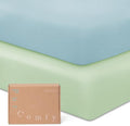 PurComfy Supersoft Pack and Play Sheets Fitted, Premium Bamboo Viscose Mini by PurComfy