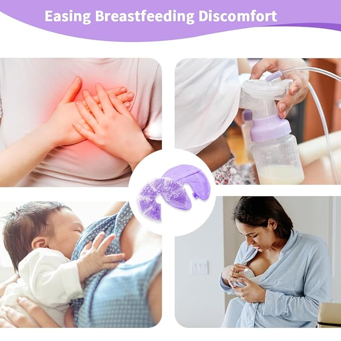 Hot Cold Gel Bead Breast Therapy Pack, Breast Ice Packs - Image 4