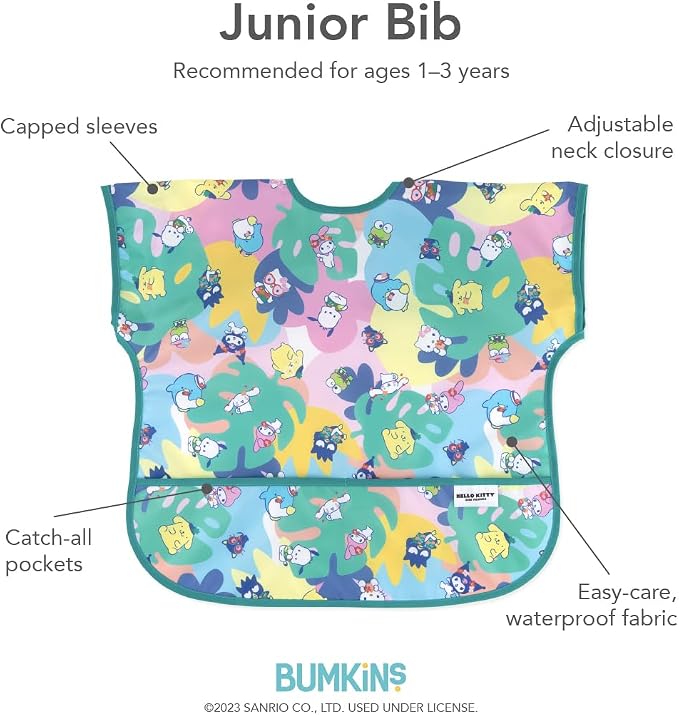 Bumkins Bibs - Toddler Bibs, Waterproof, Large - Image 6