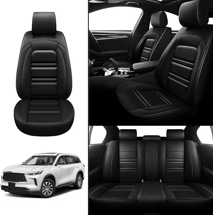 Seat Covers for Infiniti qx60 2014-2025 | 5-Seats Leather Seat Covers - Image 2