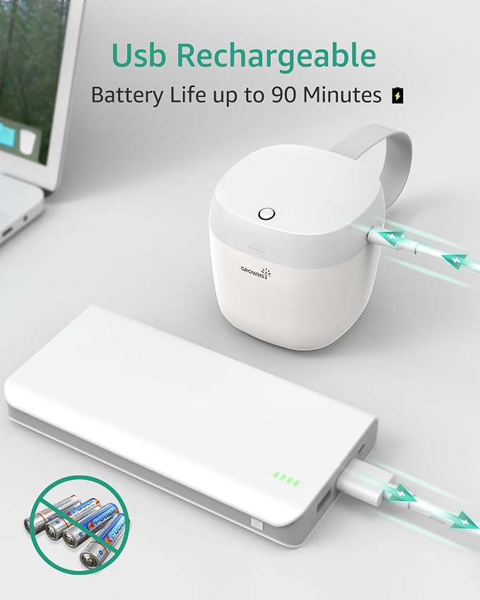 GROWNSY Pacifier Sanitizer Portable, UV Light Sanitizer on The Go, USB Charging - Image 3