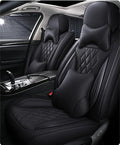 Leather Car Seat Covers for Volkswagen Atlas 2019-2023 Waterproof, Breathable by ijesign