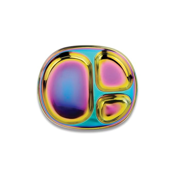 Ahimsa Stainless Steel Kids Plates by Ahimsa