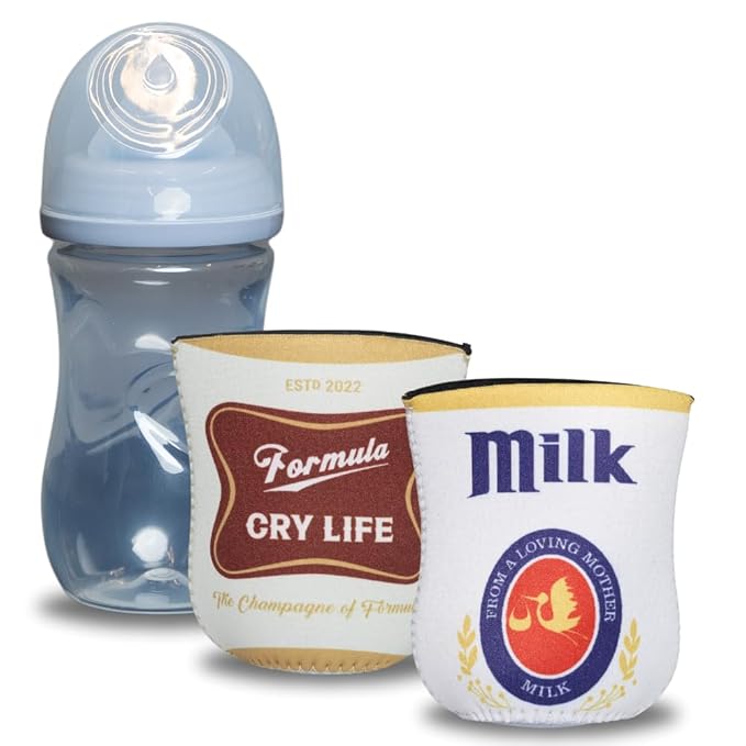 American Beer Themed Coozies for Baby Bottles by BrewPants