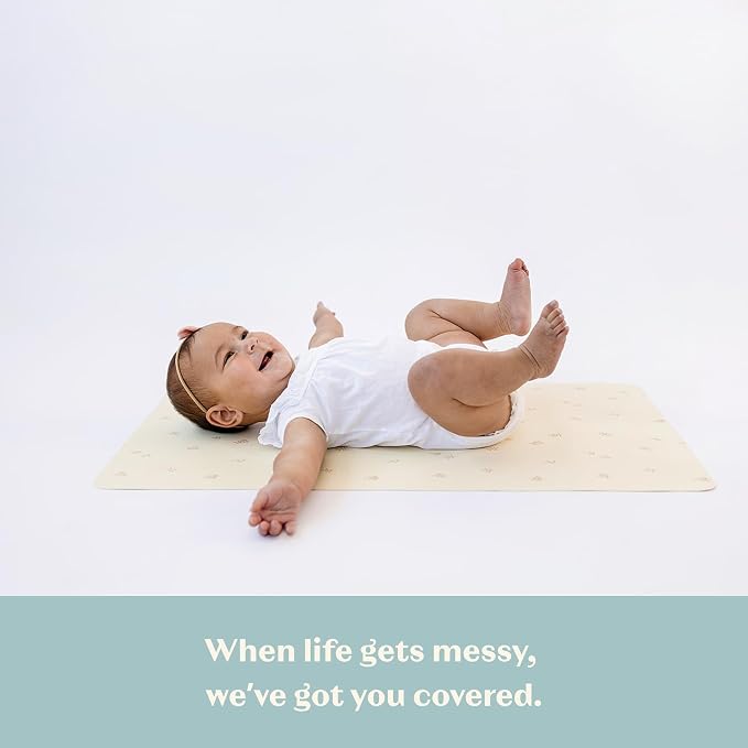 Ava + Oliver Vegan Leather Baby Changing Mat - Image 5