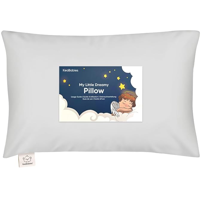 Toddler Pillow with Pillowcase by KeaBabies