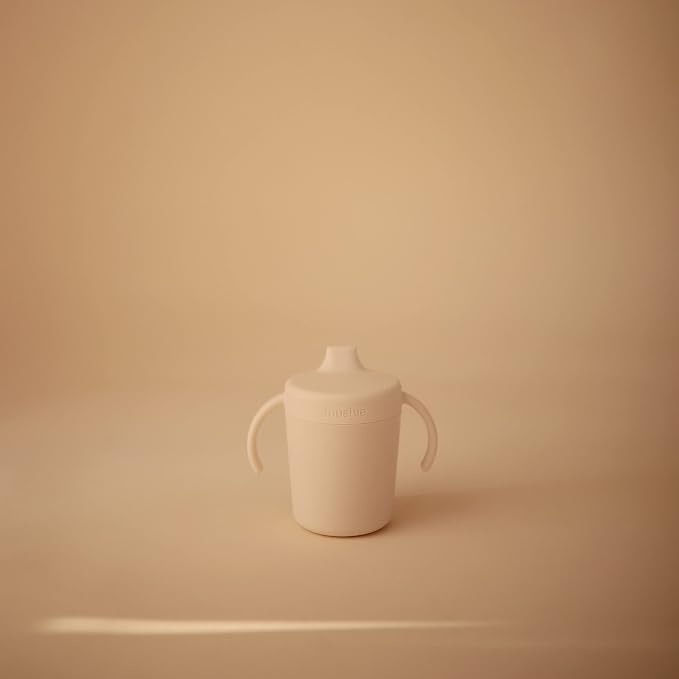 mushie Trainer Sippy Cup | Made in Denmark | Leak Resistant Twist-Off Lid & - Image 2