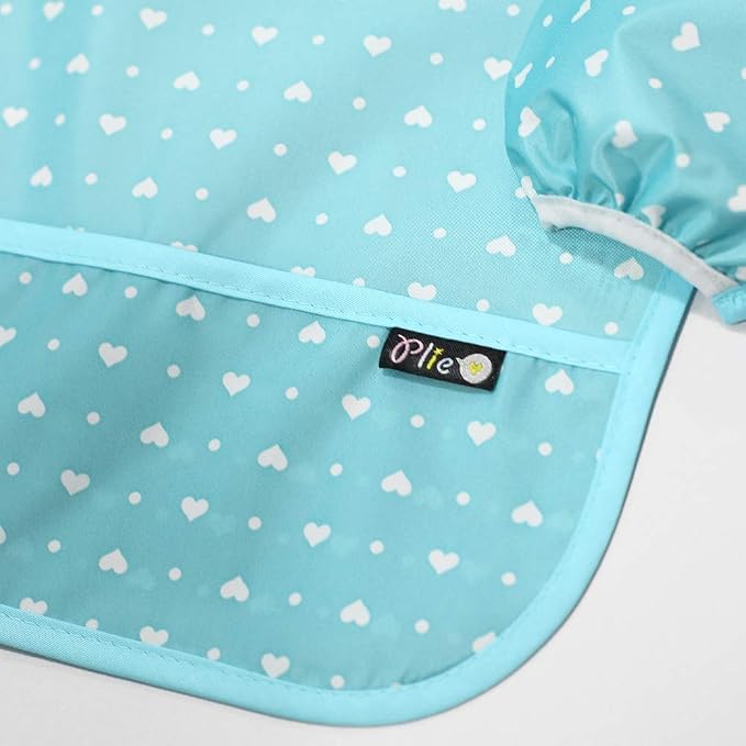 Long Sleeve Waterproof Bib for Toddlers – Feeding Smock for Baby Mealtime - Image 2