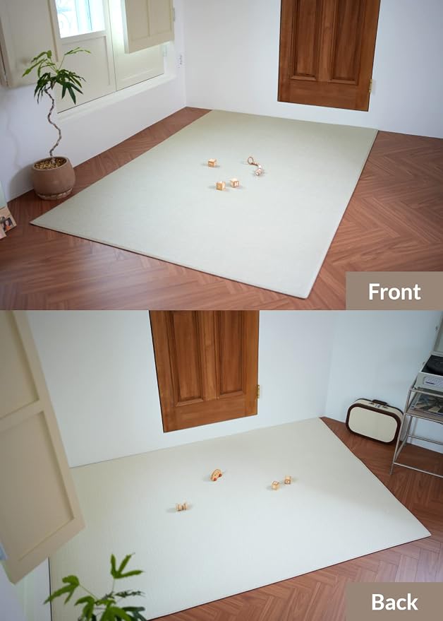 Baby Care Play Mat 82'' x 55'' Original One-Piece Reversible Rollable - Image 5