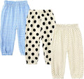 MYGBCPJS Baby Boys Girls Cotton Linen Trousers Kids Casual Ankle Pants Loose by MYGBCPJS