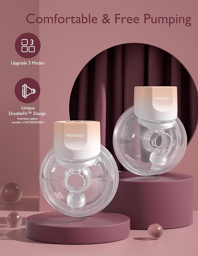 Momcozy Hands-Free Breast Pump S12 Pro, Wearable & Portable Pump - Image 3