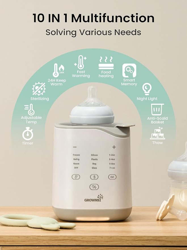 GROWNSY Bottle Warmer, 2025 Fast Baby Bottle Warmer - Image 3