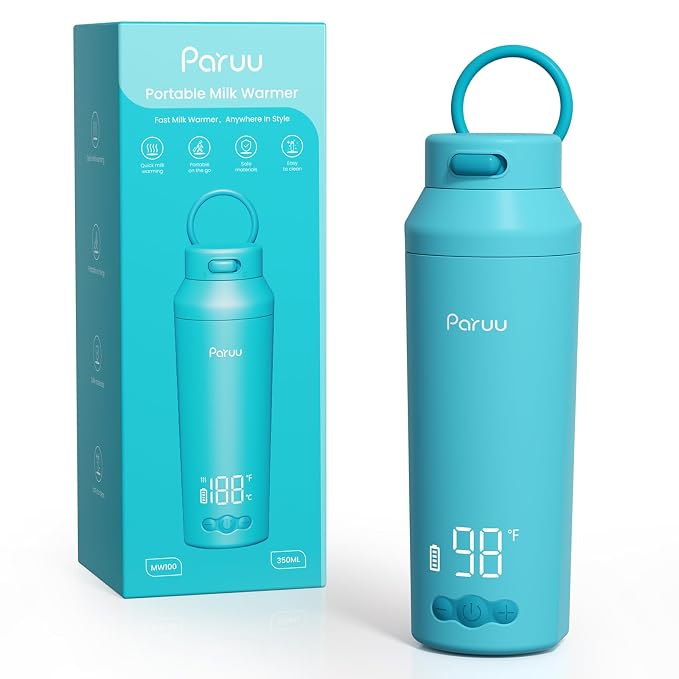 Paruu Portable Bottle Warmer for Travel, Easy-Clean Wide Mouth, Portable Milk by Paruu