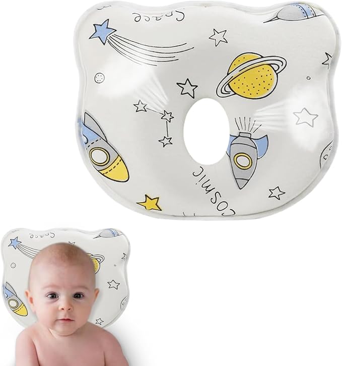 Baby Pillow, Cute Cartoon Bear Soft and Cozy Shaping Pillow, Breathable Bedding by Unknown