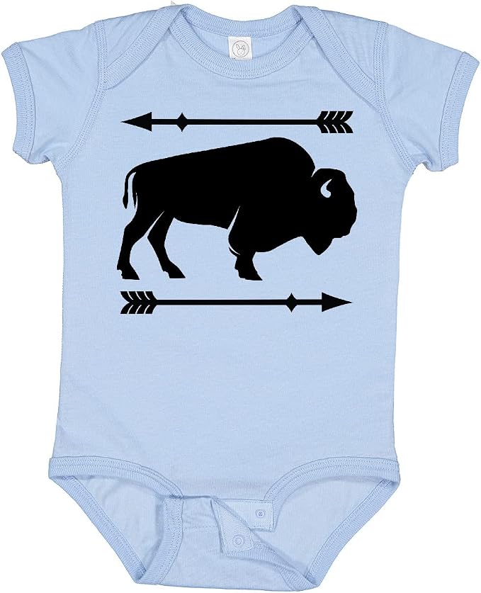 inktastic Buffalo Cute Animal Western Baby Bodysuit by Inktastic