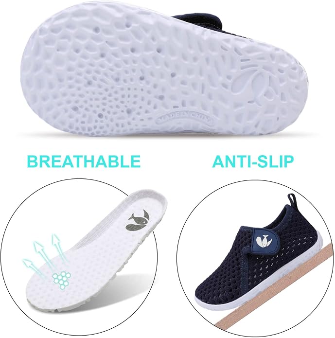 JOINFREE Baby Toddler Water Shoes Boys Girls Sandals Barefoot Kids Breathable - Image 4