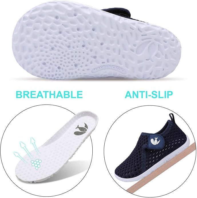 JOINFREE Baby Toddler Water Shoes Boys Girls Sandals Barefoot Kids Breathable - Image 4