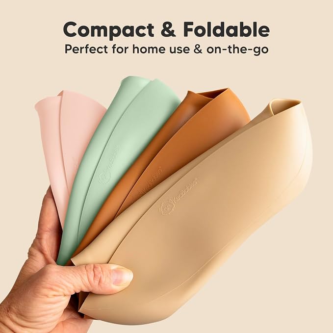 KeaBabies 2-Pack Silicone Baby Bibs - Image 8