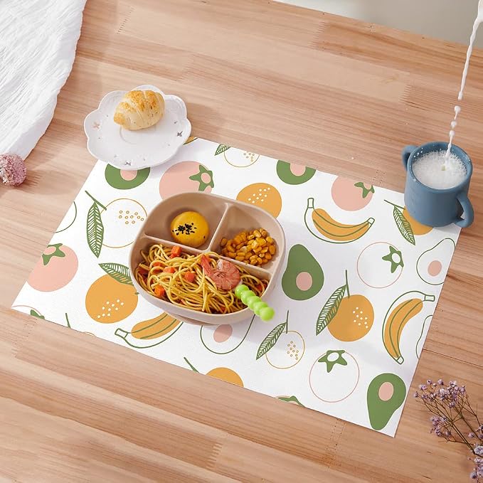 SUNVENO Disposable Baby Placemats – 20 Individually Wrapped Table Mats - Image 5