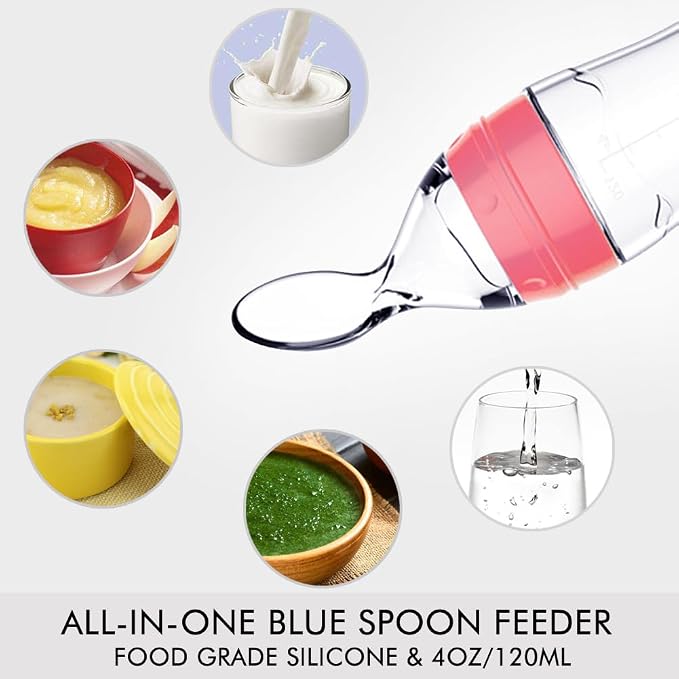 Matyz Silicone Baby Food Dispensing Spoon Squeeze Feeder - Image 4