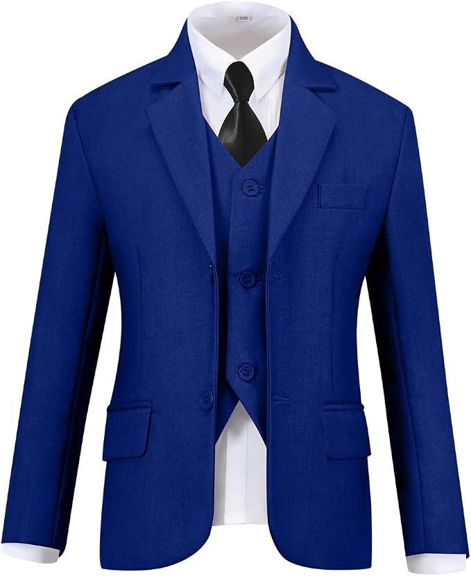 Visaccy Boys Suits Slim Fit Dress Clothes Ring Bearer Outfit - Image 3