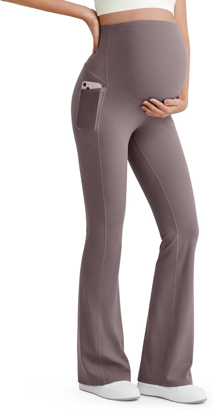 G4Free BareFeel Maternity Flare Leggings by G4Free