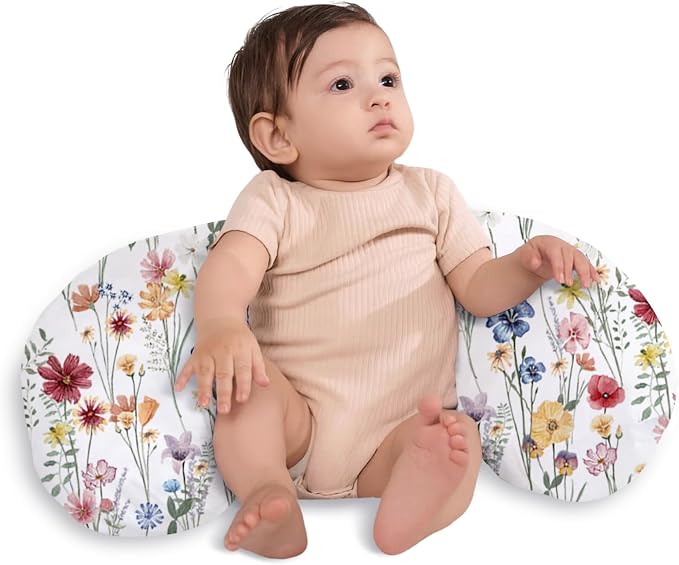 Little Grape Land Nursing Pillow, Upgraded Breast Feeding Pillow by LittleGrapeLand