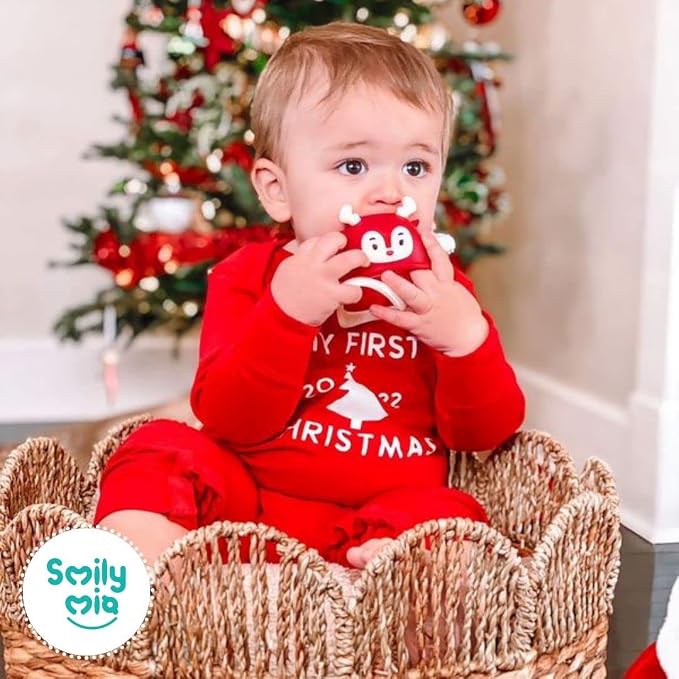 Baby Christmas Stocking Stuffers-Smily Mia Penguin Buddy and Reindeer 2 in 1 - Image 5
