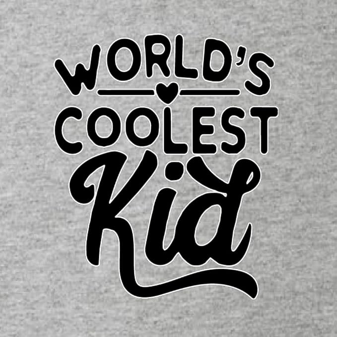 World's Coolest Kid Funny Cute Humor Infant Premium Jersey Baby Bib - Image 2
