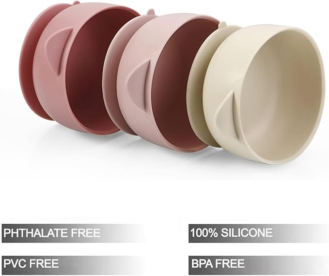 PandaEar 3 Pack Baby Bowls - Image 3