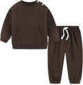 Fullfamous Baby and Toddler Boys 100% Cotton 2 Piece Long Sleeve Sweatshirt and by Fullfamous