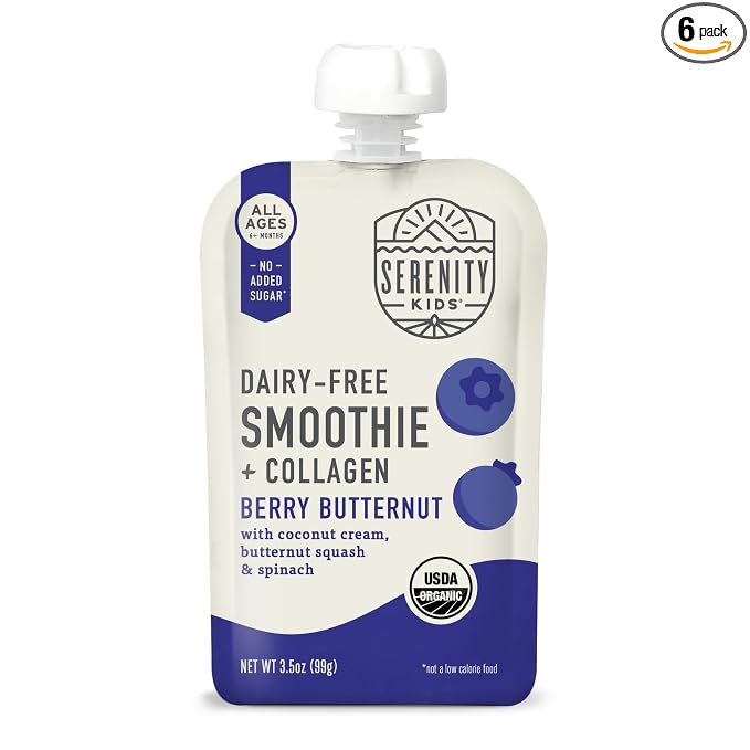 Serenity Kids 6+ Months Dairy Free Smoothie Baby Food by SerenityKids