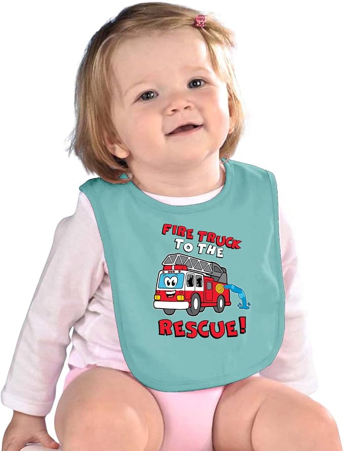 Wild Bobby Fire Truck to the Rescue Funny Cute Humor Infant Premium Jersey Baby - Image 2