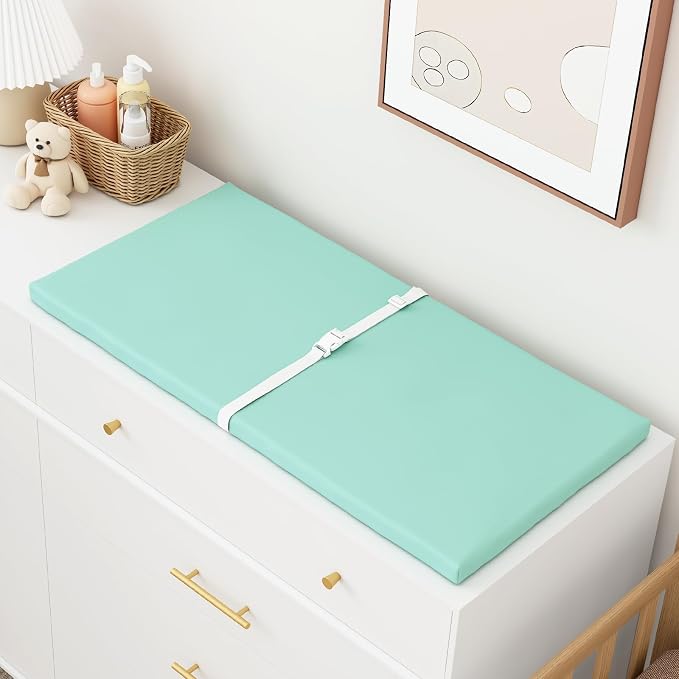 Wipeable Baby Changing Pad for Dresser and Table, Cozy Diaper Changing Pad by YACODAVO