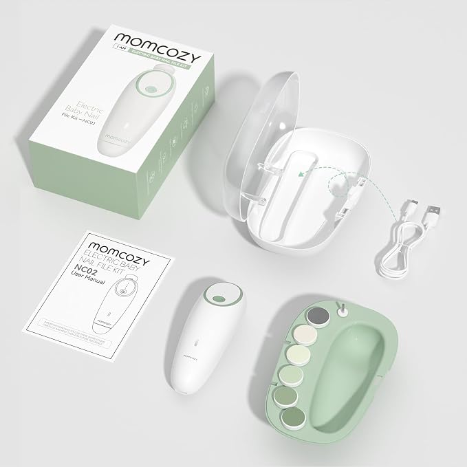 Momcozy Baby Nail File Electric, Gentle Baby Nail Trimmer Electric, Baby Nail - Image 7