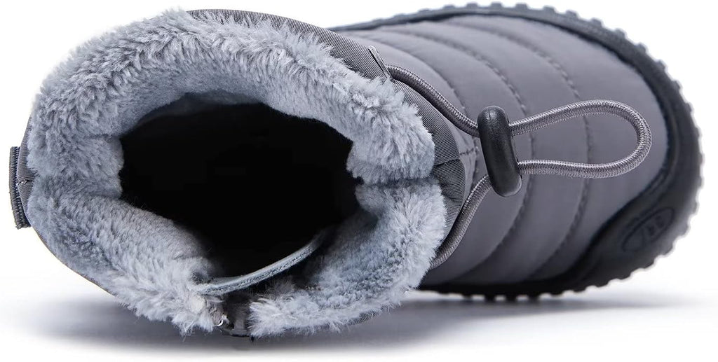 BMCiTYBM Toddler Baby Snow Boots Winter Shoes Boys Girls Cold Weather Baby Faux - Image 3