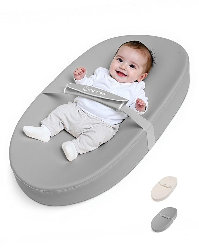 COMOMY Baby Changing Pad with Wipeable & Waterproof PU Cover, Contoured Diaper by COMOMY