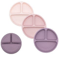 WeeSprout Silicone Divided Plates, 100% Food Grade Silicone Plates by WeeSprout