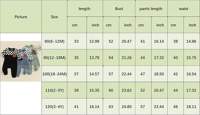 Toddler Baby Boy Fall Outfits Long Sleeve Crew Neck Pullover Sweatshirt + - Image 7