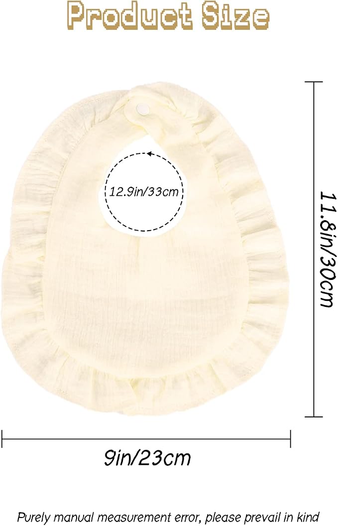 Baby Bibs Muslin Drool Teething Drooling Bibs - Image 2