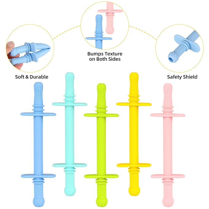 Fu Store Hollow Teether Tube Chew Straw Toy - Image 3