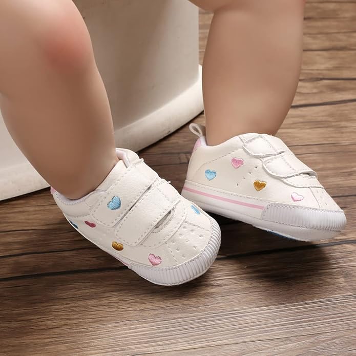Clowora Baby Boys Girls Shoes Non-Slip Rubber Sole Sneakers Infant First - Image 2