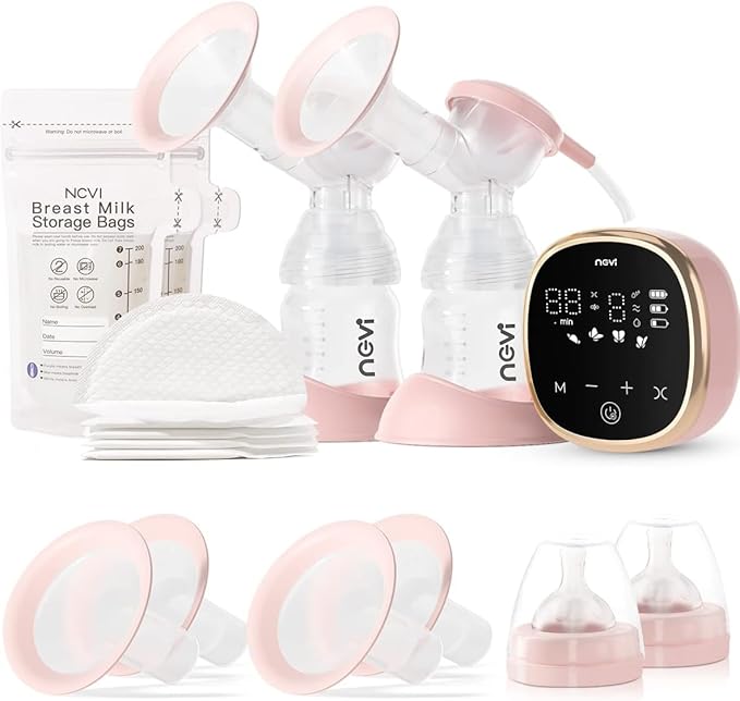 NCVI Electric Breast Pump 8782, Portable Hospital-Grade Double Pump by NCVI