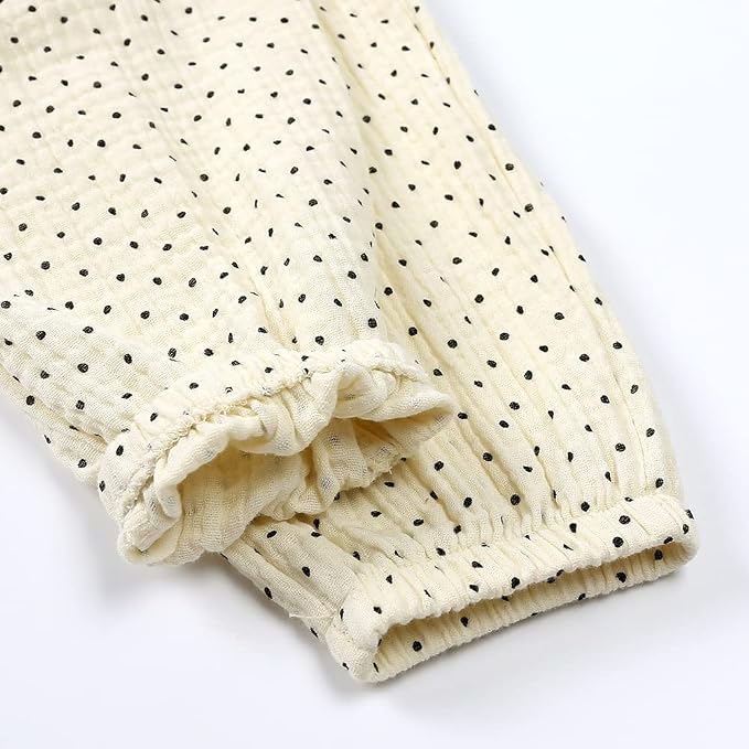 MYGBCPJS Baby Boys Girls Cotton Linen Trousers Kids Casual Ankle Pants Loose - Image 6