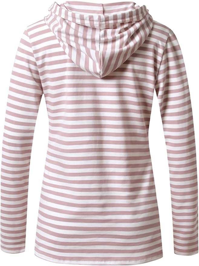 GINKANA Women's Nursing Hoodie Sweatshirt Long Sleeves Breastfeeding Maternity - Image 3