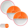 Omie® Easy Scoop Plates for Kids | Unique Design Helps Food Fall into the Spoon by Omie