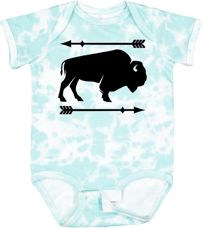 inktastic Buffalo Cute Animal Western Baby Bodysuit by Inktastic